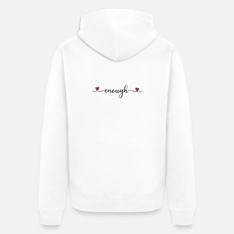 assez - Veste à capuche bio Premium Unisexe - blanc