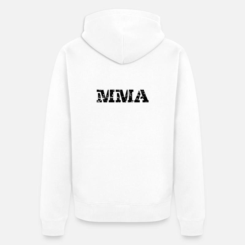 Le MMA - Veste à capuche bio Premium Unisexe - blanc