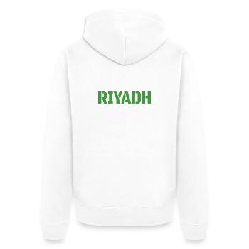 Riyad - Veste à capuche bio Premium Unisexe - blanc - Dos - Thijin (182cm)