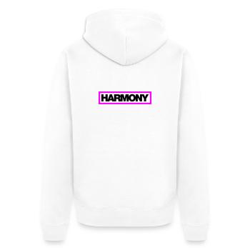 Typo HARMONY Contour 2C - Veste à capuche bio Premium Unisexe - blanc - Dos - Thijin (182cm)