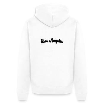 Los Angeles 8 - Veste à capuche bio Premium Unisexe - blanc - Dos - Thijin (182cm)
