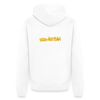 Sebastian - Veste à capuche bio Premium Unisexe - blanc - Dos - Thijin (182cm)