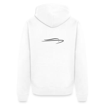 Bateau - Veste à capuche bio Premium Unisexe - blanc - Dos - Thijin (182cm)