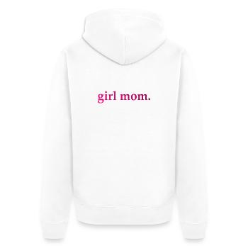 Fille Maman Dicton cool - Veste à capuche bio Premium Unisexe - blanc - Dos - Thijin (182cm)