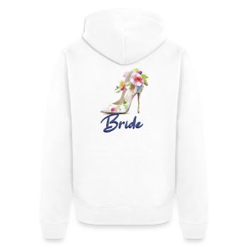 Construit - Veste à capuche bio Premium Unisexe - blanc - Dos - Thijin (182cm)