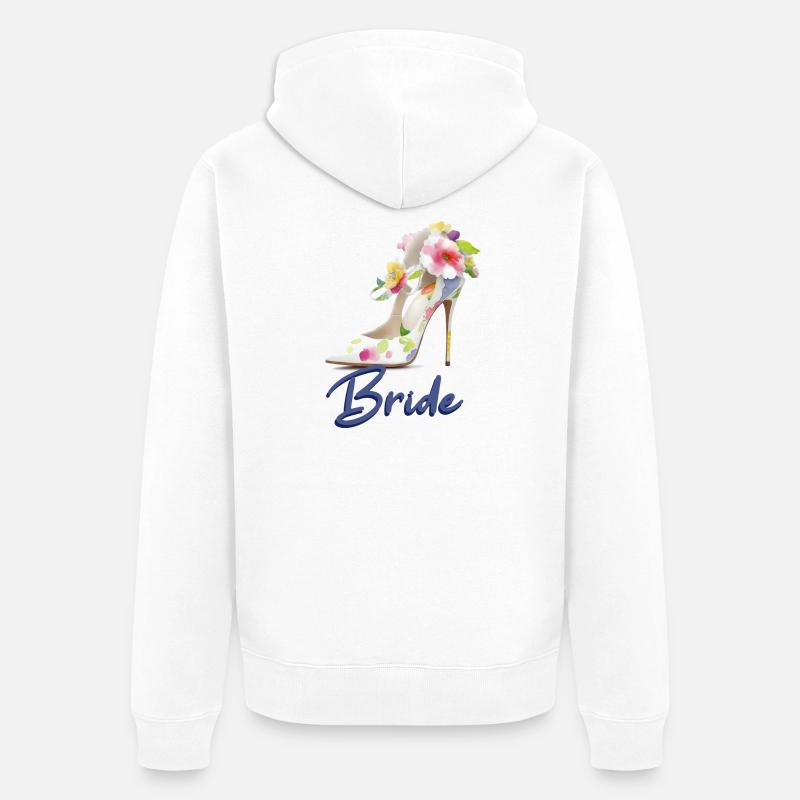 Construit - Veste à capuche bio Premium Unisexe - blanc