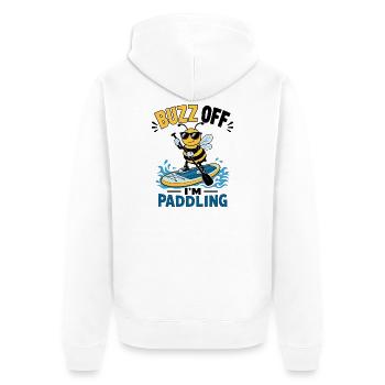  Cartoons SUP Paddleboard Board Stand Up paddel - Unisex Premium Bio Zip Hoodie - Weiß - Hinten - Thijin (182cm)