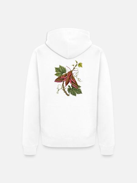 Sphinx der Rebe - Unisex Premium Bio Zip Hoodie - Weiß