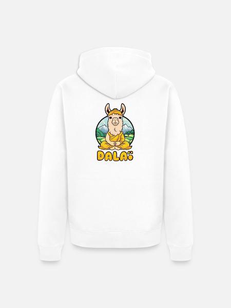Dalai Lama - Unisex Premium Bio Zip Hoodie - Weiß