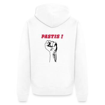 REVOLUTION PASTIS - Veste à capuche bio Premium Unisexe - blanc - Dos - Thijin (182cm)