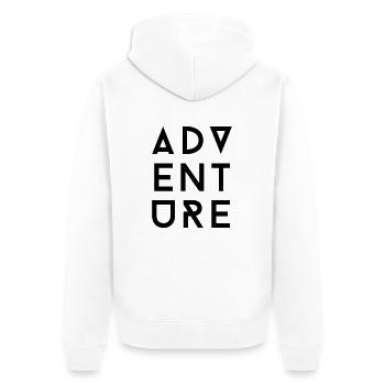 AD Adventure II - Veste à capuche bio Premium Unisexe - blanc - Dos - Thijin (182cm)