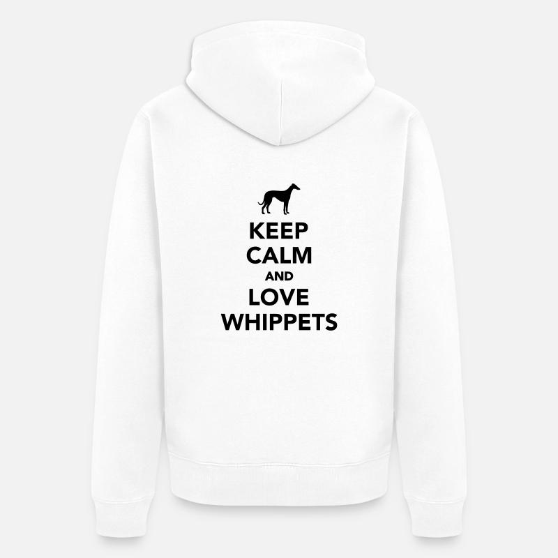 Whippet - Veste à capuche bio Premium Unisexe - blanc