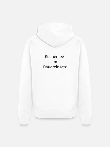 Kleine Naschkatze - Unisex Premium Bio Zip Hoodie - Weiß