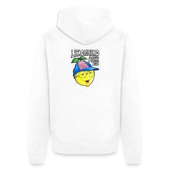 Lemonhead, toujours un frais - Veste à capuche bio Premium Unisexe - blanc - Dos - Thijin (182cm)