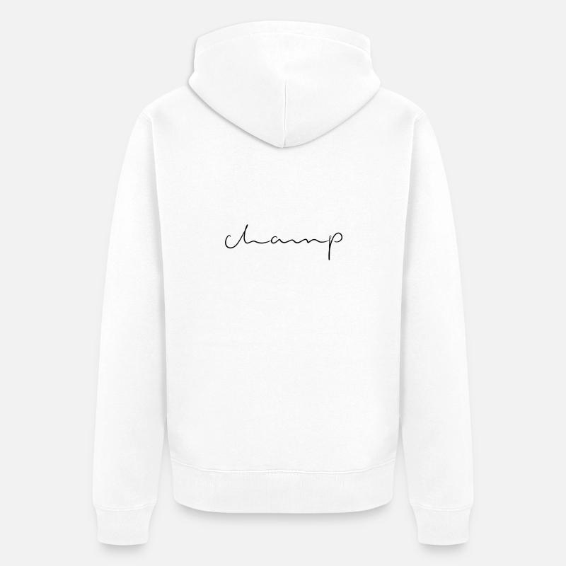 champ - Veste à capuche bio Premium Unisexe - blanc