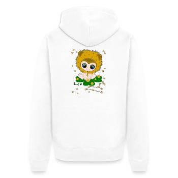 sternzeichen_leo - Veste à capuche bio Premium Unisexe - blanc - Dos - Thijin (182cm)