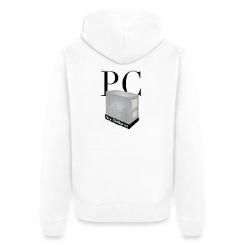 mon PC ma religion - Veste à capuche bio Premium Unisexe - blanc - Dos - Thijin (182cm)