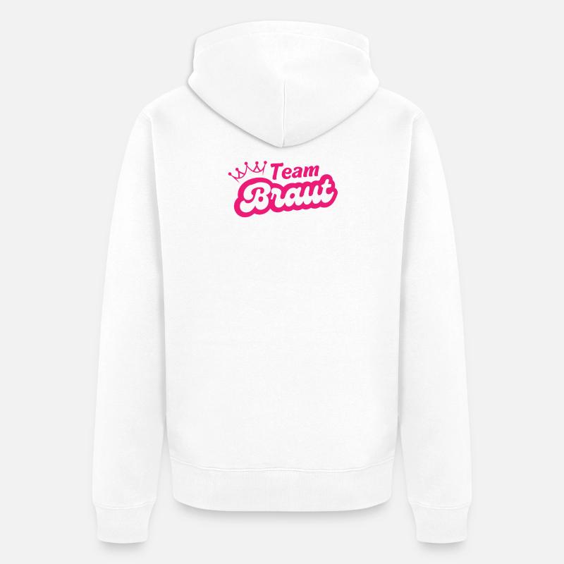 Équipe Bride - Veste à capuche bio Premium Unisexe - blanc