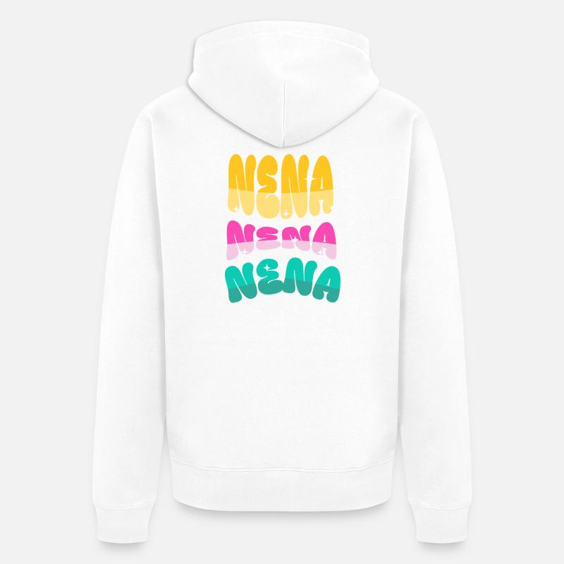 Nena - Veste à capuche bio Premium Unisexe - blanc