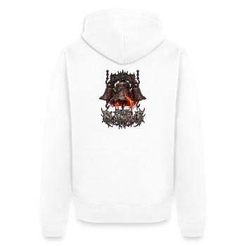 Noël Metal - Veste à capuche bio Premium Unisexe - blanc - Dos - Thijin (182cm)