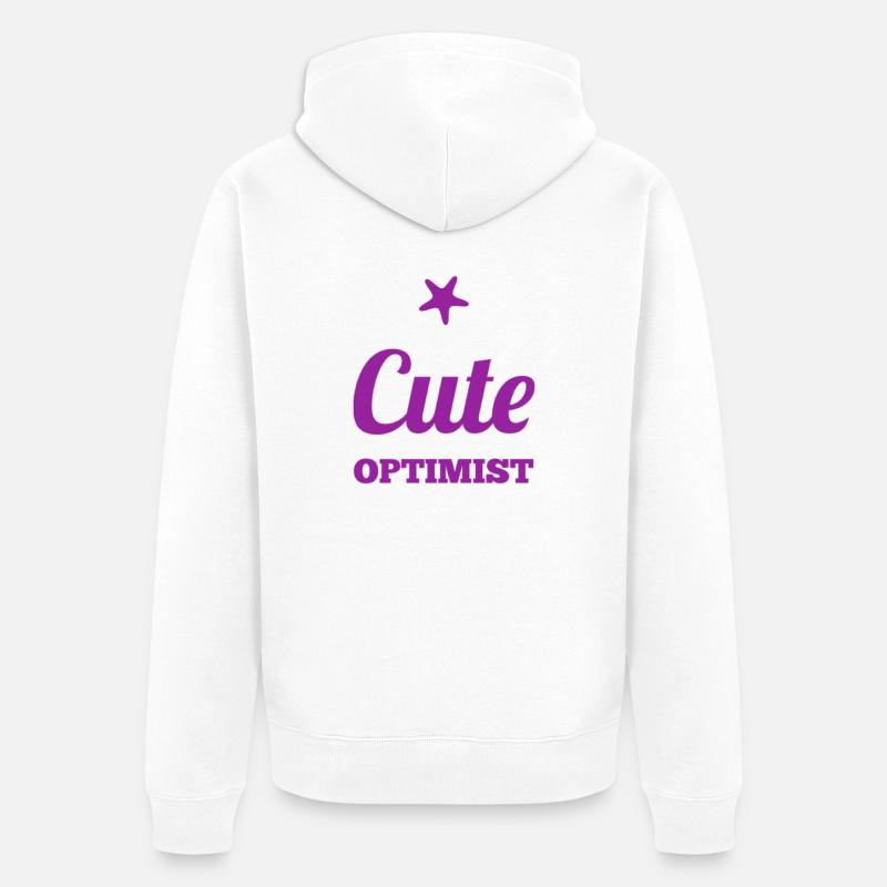 Grandson Gift Idea - Unisex Premium Organic Zip Hoodie - white