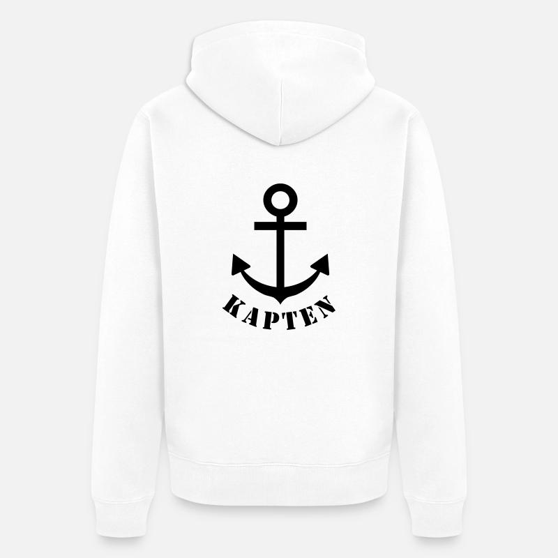 kapten - Ekologisk premiumluvjack unisex - vit