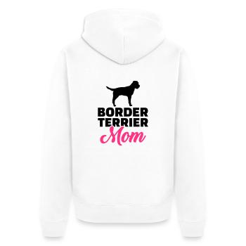 Border Terrier - Veste à capuche bio Premium Unisexe - blanc - Dos - Thijin (182cm)