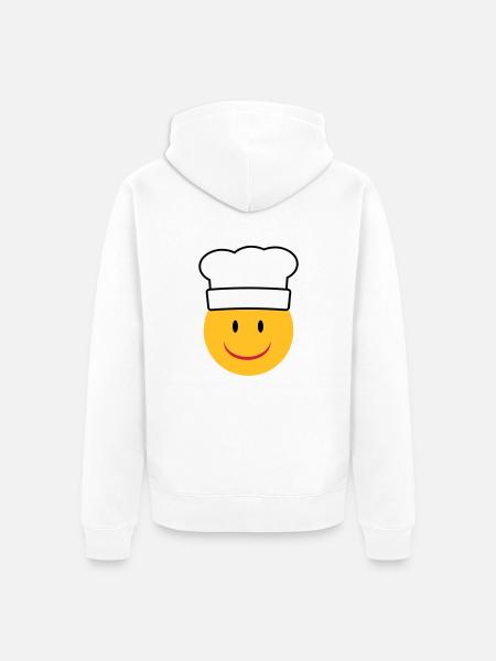 cuisiner - Veste à capuche bio Premium Unisexe - blanc