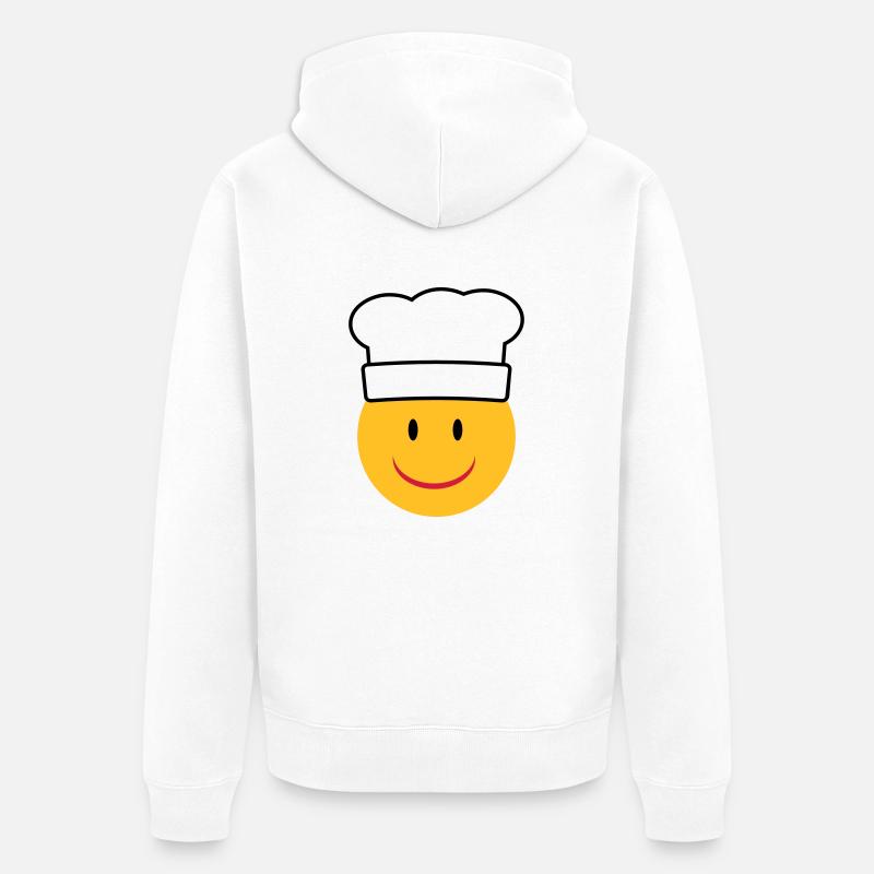 cuisiner - Veste à capuche bio Premium Unisexe - blanc