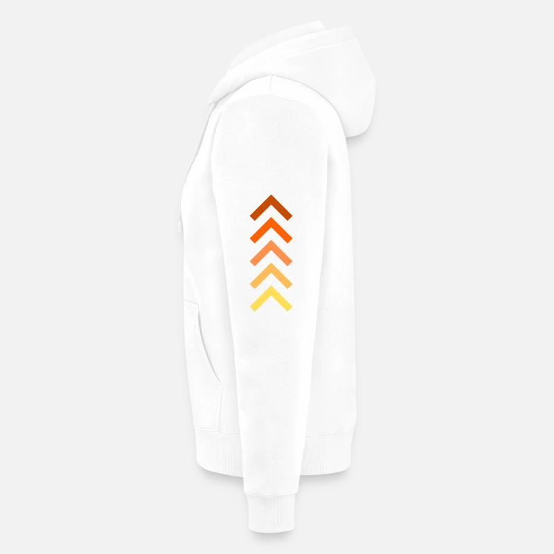 Montée en puissance - Veste à capuche bio Premium Unisexe - blanc