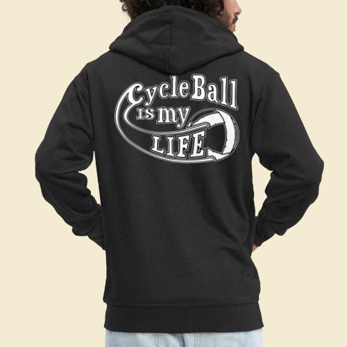 Radball | Cycle Ball is my Life - Männer Premium Kapuzenjacke
