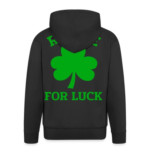 Rub me for Luck Irisch St. Patrick's Day - Männer Premium Kapuzenjacke