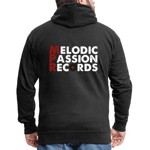 Melodic Passion Records - Logo - Men's Premium Hooded Jacket