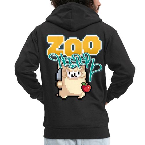 ZooKeeper Apple - Men's Premium Hooded Jacket
