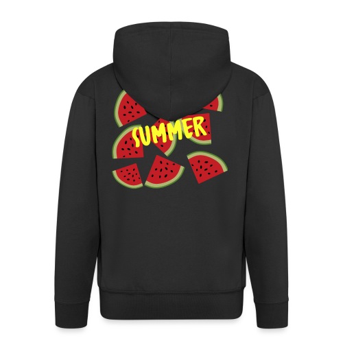 Sommer Sonne Wassermelone - Männer Premium Kapuzenjacke