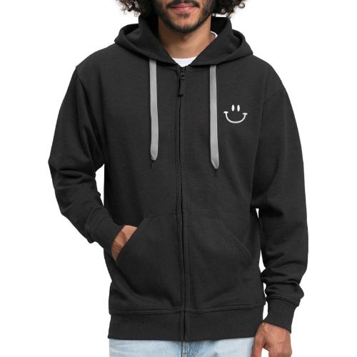 Smilie with PTB Logo - Men's Premium Hooded Jacket