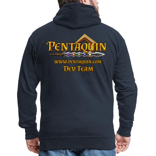 Pentaquin Logo DEV - Männer Premium Kapuzenjacke