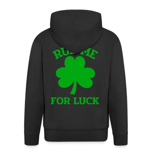 Rub me for Luck Irisch St. Patrick's Day - Männer Premium Kapuzenjacke