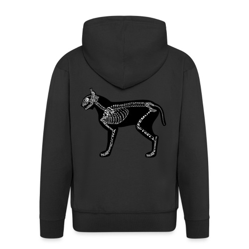 Lynx skeleton - Men's Premium Hooded Jacket