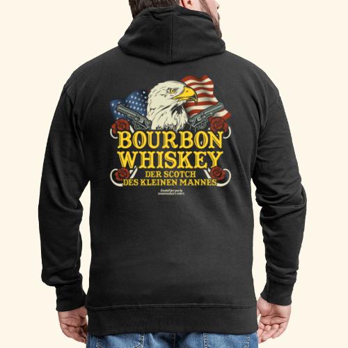 Bourbon Whiskey Scotch des kleinen Mannes - Männer Premium Kapuzenjacke