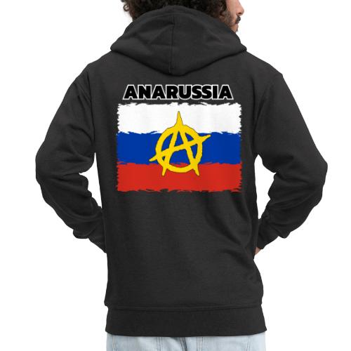 Anarussia Russia Flag Anarchy - Männer Premium Kapuzenjacke