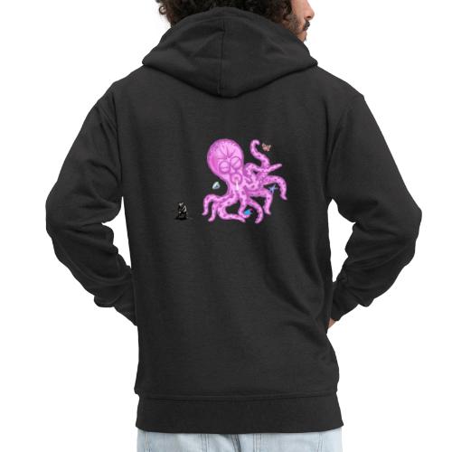 Smoking Octopus - Männer Premium Kapuzenjacke