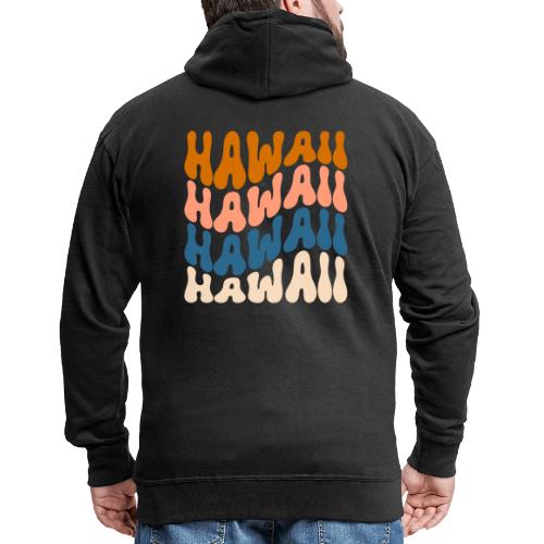 Hawaii - Männer Premium Kapuzenjacke