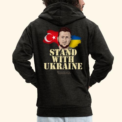 Ukraine Türkei Selenskyj - Männer Premium Kapuzenjacke