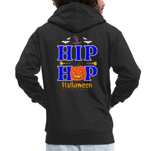 HIP Hop Halloween Rap Party - Miesten premium vetoketjullinen huppari