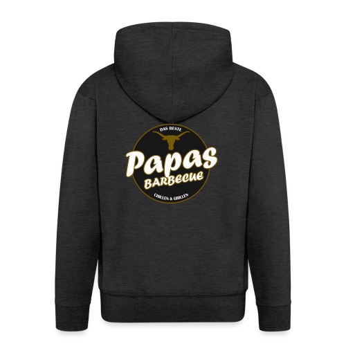Papas Barbecue ist das Beste (Premium Shirt) - Männer Premium Kapuzenjacke