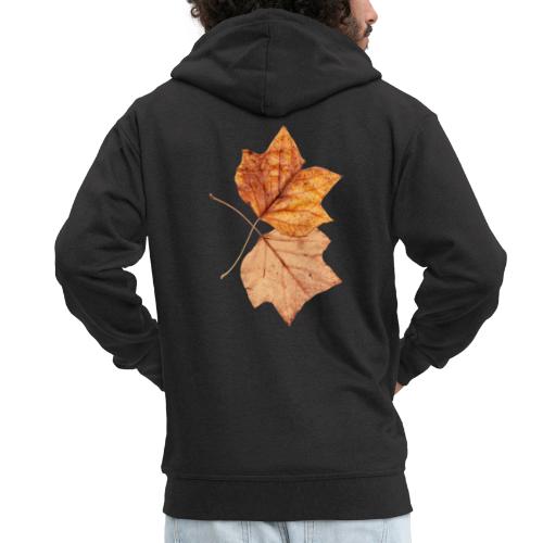 leaves - Men's Premium Hooded Jacket