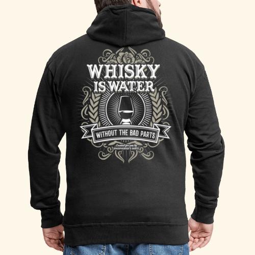 Whisky Is Water Vintage - Männer Premium Kapuzenjacke