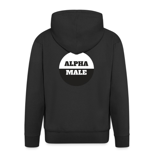 Alpha Male - Miesten premium vetoketjullinen huppari
