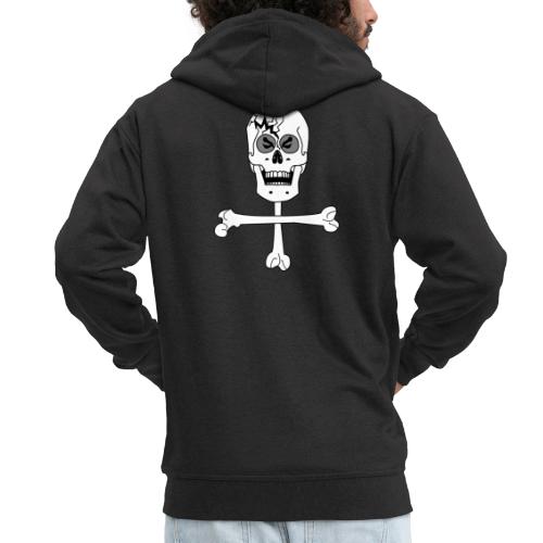 Crâne et croix d'os …Halloween fais moi peur FS FC - Veste à capuche Premium Homme